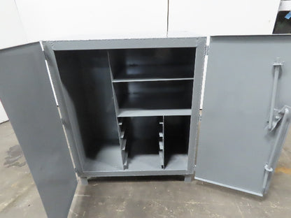 Custom Fab 36" x 20" x 44" Tall Tool Storage Cabinet Steel Welded Seam Lockable