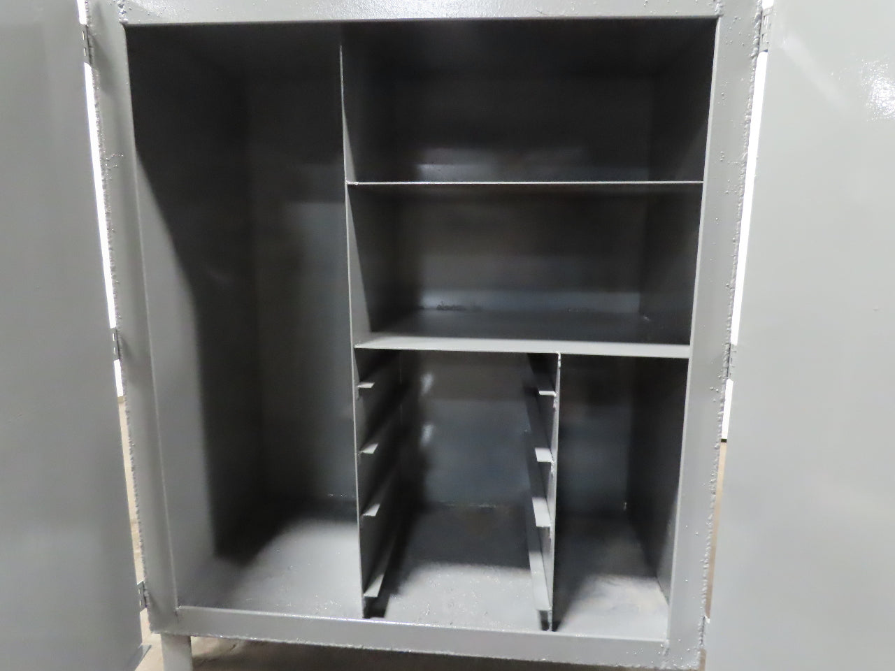 Custom Fab 36" x 20" x 44" Tall Tool Storage Cabinet Steel Welded Seam Lockable
