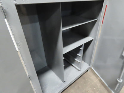 Custom Fab 36" x 20" x 44" Tall Tool Storage Cabinet Steel Welded Seam Lockable