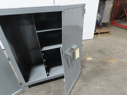 Custom Fab 36" x 20" x 44" Tall Tool Storage Cabinet Steel Welded Seam Lockable