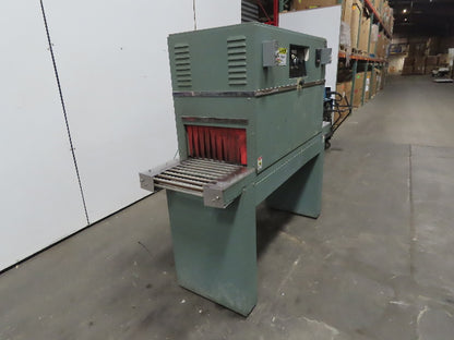 Weldotron Model 7121 230V 1Ph Pass Thru Heat Shrink Packaging Tunnel Conveyor
