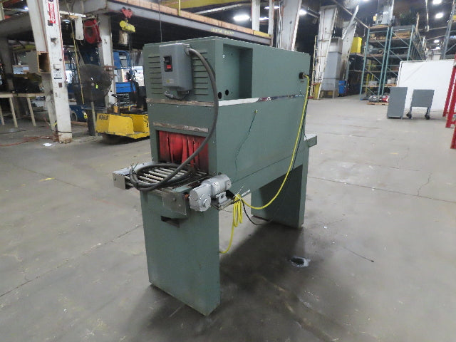 Weldotron Model 7121 230V 1Ph Pass Thru Heat Shrink Packaging Tunnel Conveyor