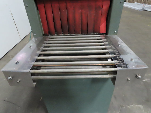 Weldotron Model 7121 230V 1Ph Pass Thru Heat Shrink Packaging Tunnel Conveyor