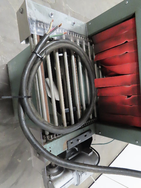 Weldotron Model 7121 230V 1Ph Pass Thru Heat Shrink Packaging Tunnel Conveyor