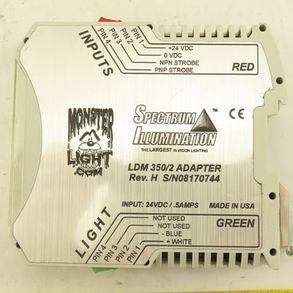 Spectrum Illumination LDM 350/2 Adapter 24VDC 0.5A Lot Of 2