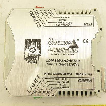 Spectrum Illumination LDM 350/2 Adapter 24VDC 0.5A Lot Of 2
