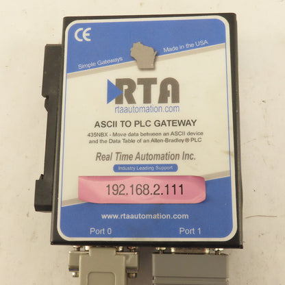 Real Time Automation 435NBX ACCII To PLC Gateway 2 Port