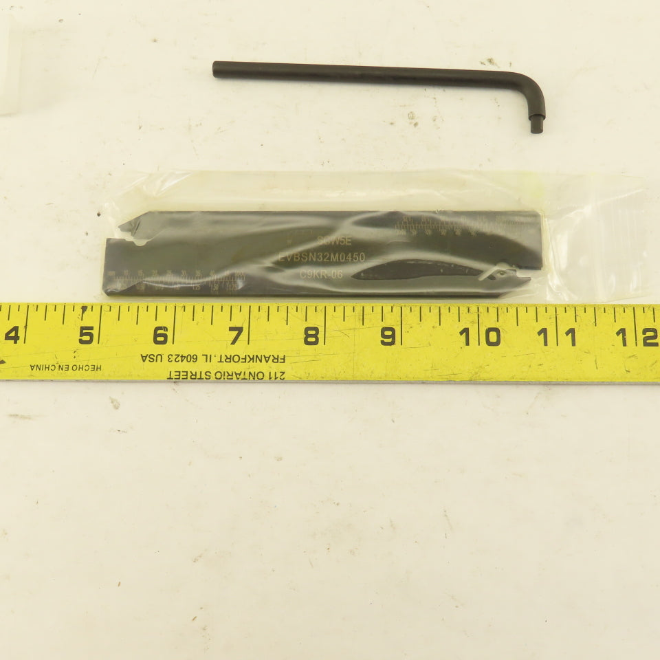 Kennametal EVBSN32M0450 Double Ended Grooving & Cut-Off Blade Tool W/ Wrench