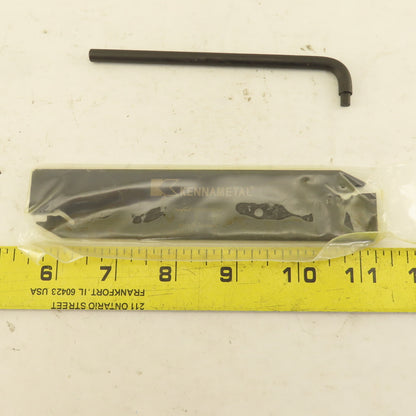 Kennametal EVBSN32M0450 Double Ended Grooving & Cut-Off Blade Tool W/ Wrench