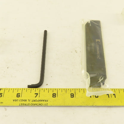 Kennametal EVBSN32M0450 Double Ended Grooving & Cut-Off Blade Tool W/ Wrench