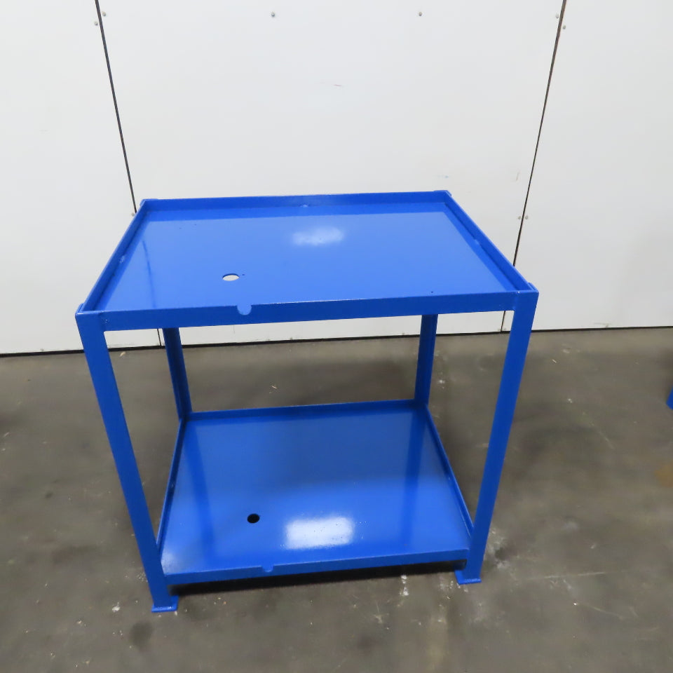 40-1/4" x 30-1/4" x 41" Tall Steel Work Bench Riser Dunnage Stand Steel W/ Shelf