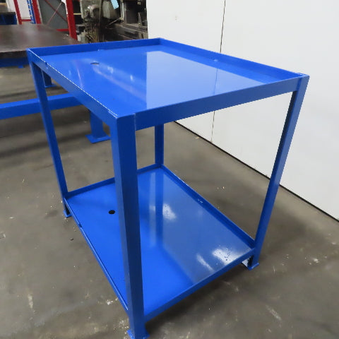 40-1/4" x 30-1/4" x 41" Tall Steel Work Bench Riser Dunnage Stand Steel W/ Shelf