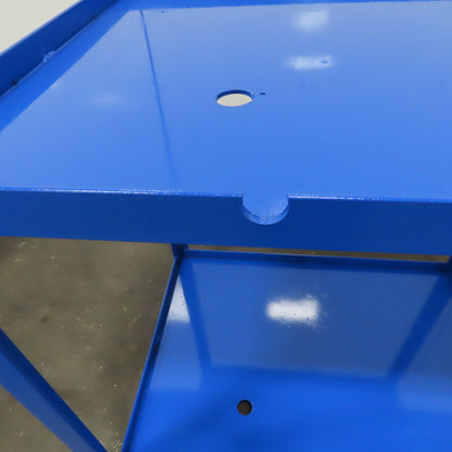 40-1/4" x 30-1/4" x 41" Tall Steel Work Bench Riser Dunnage Stand Steel W/ Shelf