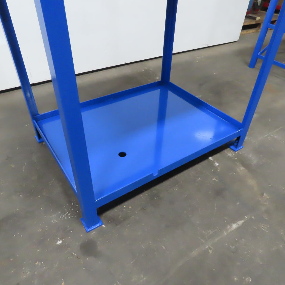 40-1/4" x 30-1/4" x 41" Tall Steel Work Bench Riser Dunnage Stand Steel W/ Shelf