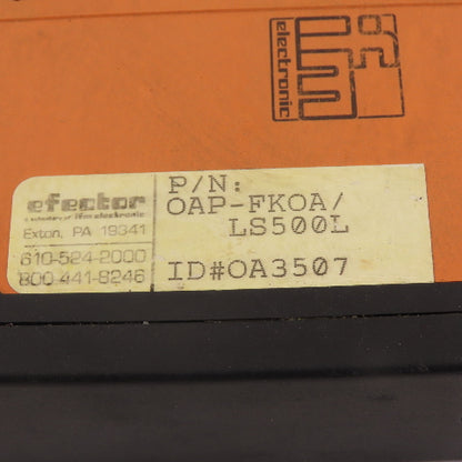 IFM OAP-FKOA/LS500L Efector Photo Electric Sensor