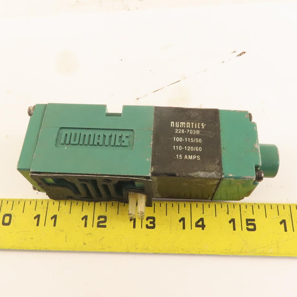 Numatics 81SA400K000030 Single Solenoid Air Valve 150PSI 120V Coil