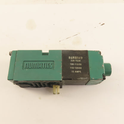 Numatics 81SA400K000030 Single Solenoid Air Valve 150PSI 120V Coil