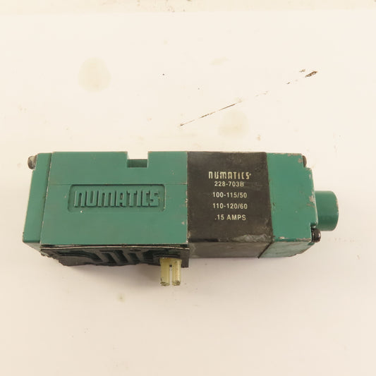 Numatics 81SA400K000030 Single Solenoid Air Valve 150PSI 120V Coil