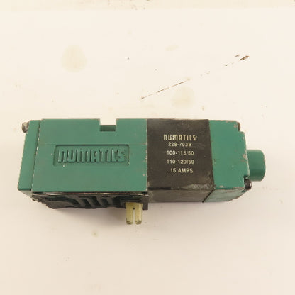 Numatics 81SA400K000030 Single Solenoid Air Valve 150PSI 120V Coil