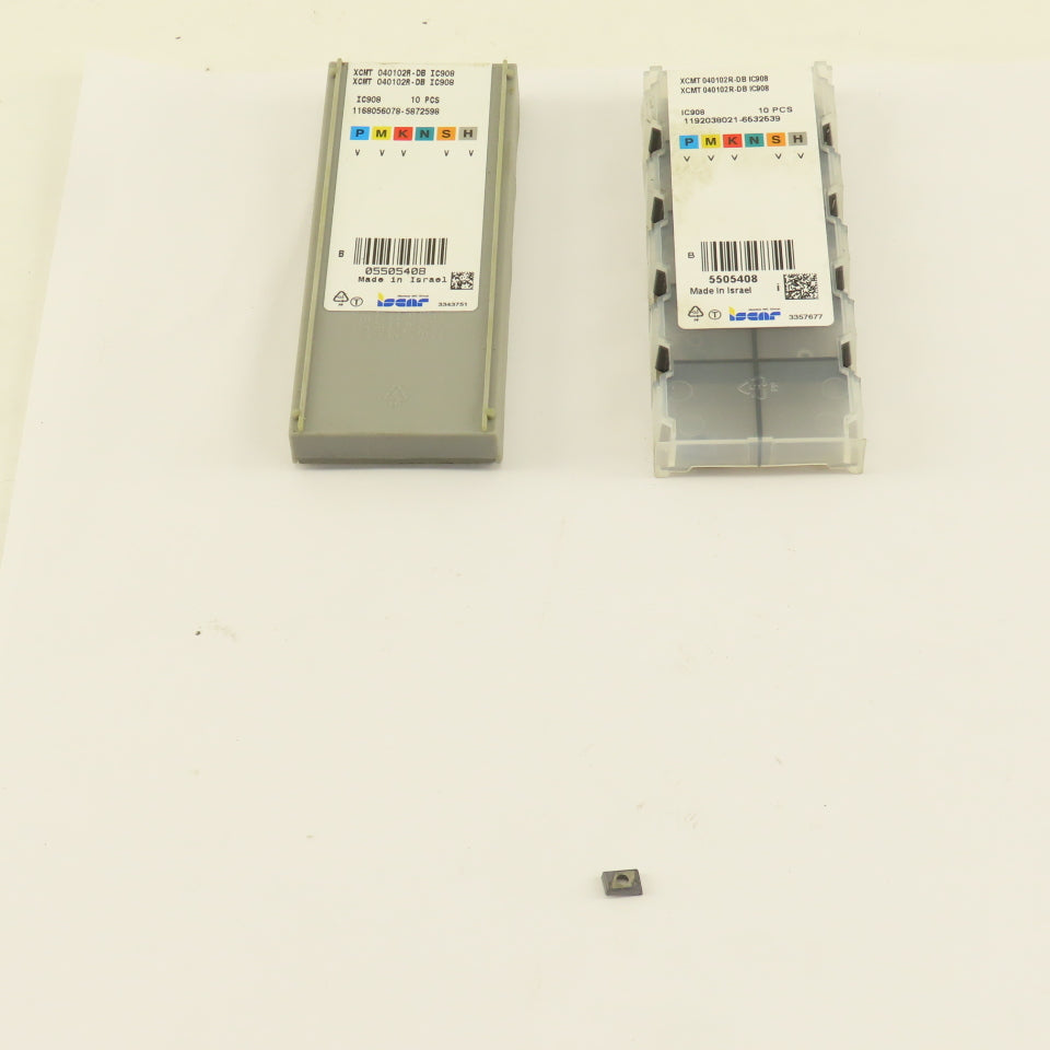 Iscar XCMT 040102R-DB Indexable Carbide Inserts Lot Of 17