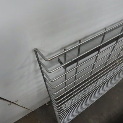 38" x 46" Double Waterfall Wire Decks Pallet Racking Shelf 2,500 lbs Cap. USED