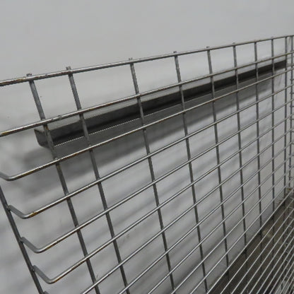 38" x 46" Double Waterfall Wire Decks Pallet Racking Shelf 2,500 lbs Cap. USED