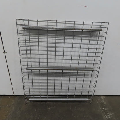 38" x 46" Double Waterfall Wire Decks Pallet Racking Shelf 2,500 lbs Cap. USED