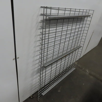 38" x 46" Double Waterfall Wire Decks Pallet Racking Shelf 2,500 lbs Cap. USED