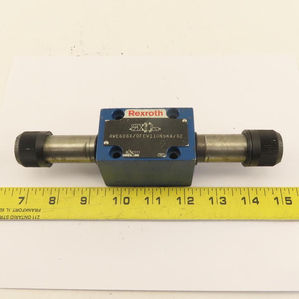 Rexroth 4WE6D6X/0FEW110N9K4 Double Solenoid Hydraulic Control Valve 4/2 Position