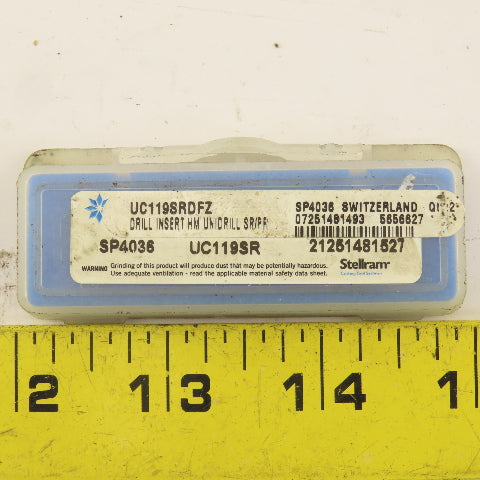 Stellram SP4036 ATI Drill Inserts Lot Of 7