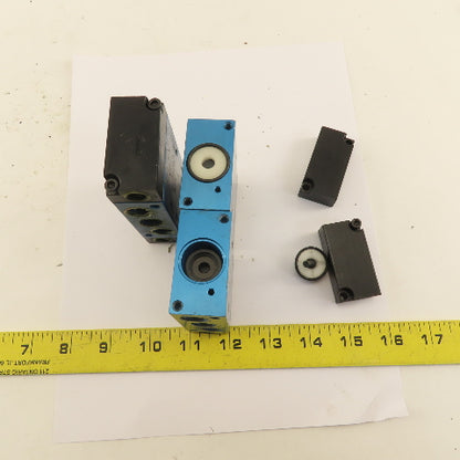 Alkon P-070DP 4/2 Position Pneumatic Piloted Valve Parts OR Repair Lot Of 3