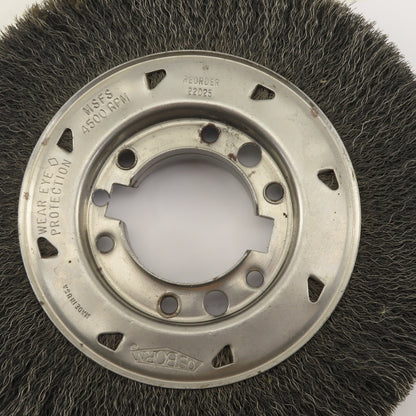 Osborn 22025 8" Diam. Wide Face Wire Wheel .008  x 1-1/2" Wide 2" Arbor Hole
