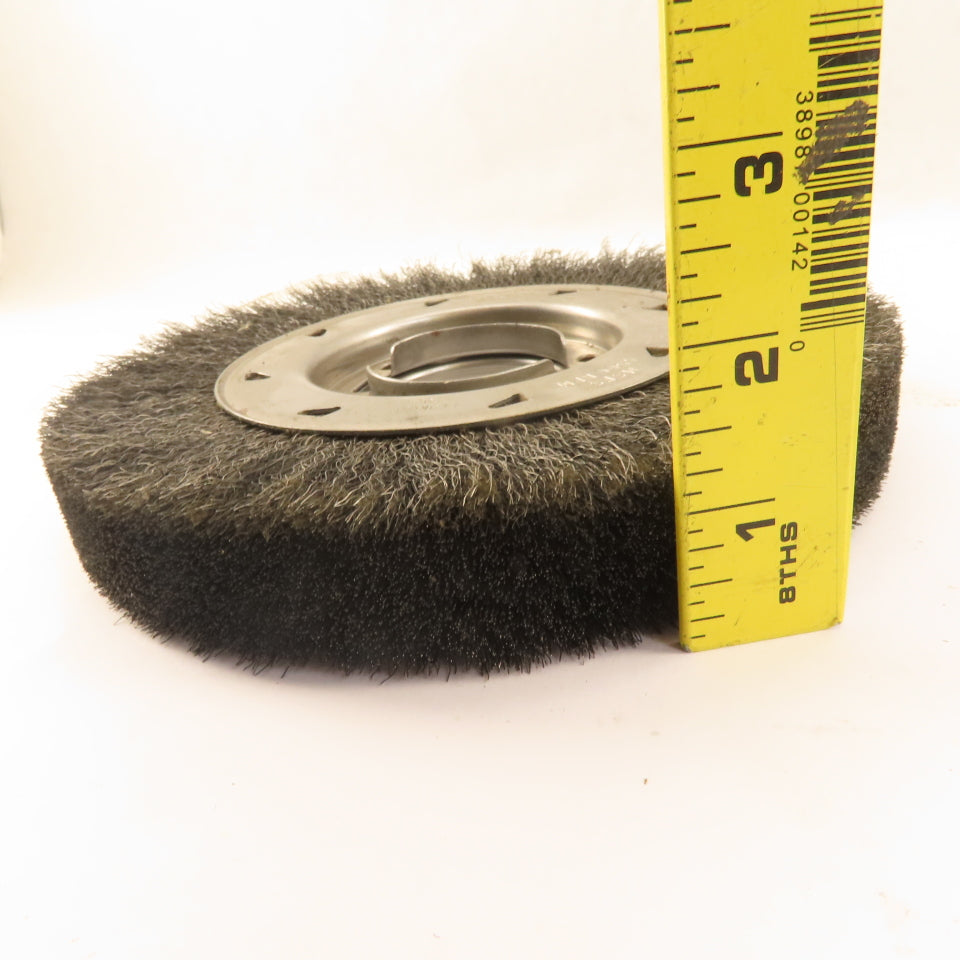 Osborn 22025 8" Diam. Wide Face Wire Wheel .008  x 1-1/2" Wide 2" Arbor Hole