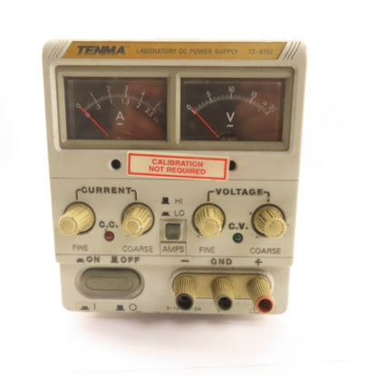 Tenma 72-6152 Laboratory DC Power Supply 100-240v Line Voltage 0-18VDC Output