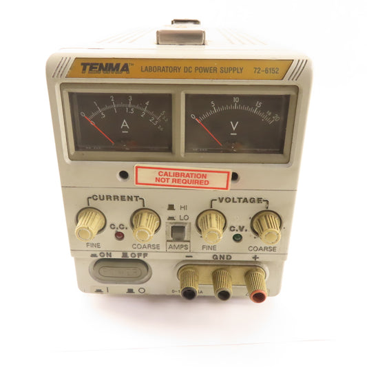 Tenma 72-6152 Laboratory DC Power Supply 100-240v Line Voltage 0-18VDC Output
