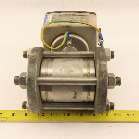 Siemens 7ME6110-2RA10-1AA0 Electromagnetic Flow Sensor 1-1/2" Stainless Steel