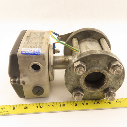 Siemens 7ME6110-2RA10-1AA0 Electromagnetic Flow Sensor 1-1/2" Stainless Steel