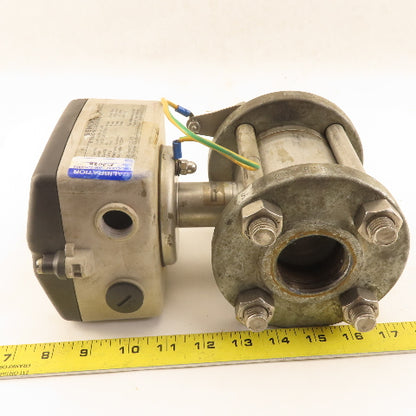 Siemens 7ME6110-2RA10-1AA0 Electromagnetic Flow Sensor 1-1/2" Stainless Steel