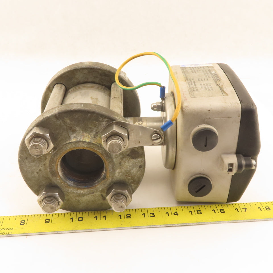 Siemens 7ME6110-2RA10-1AA0 Electromagnetic Flow Sensor 1-1/2" Stainless Steel