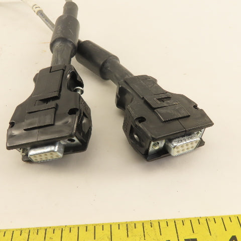 Amp 206437-1 57 Pin Male Circular Connector Size 23 2 Way Female Serial Splitter