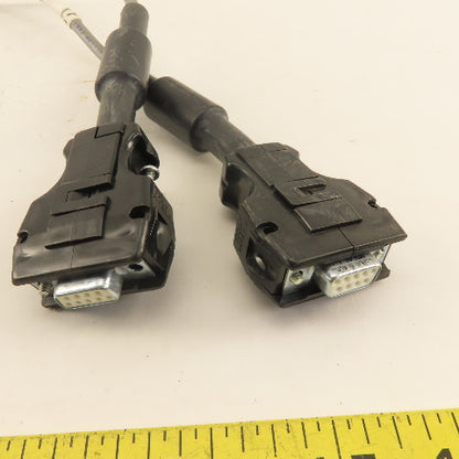 Amp 206437-1 57 Pin Male Circular Connector Size 23 2 Way Female Serial Splitter