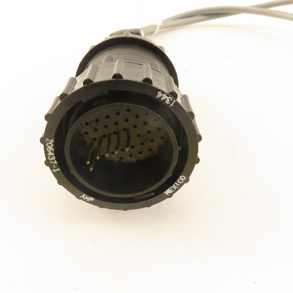 Amp 206437-1 57 Pin Male Circular Connector Size 23 2 Way Female Serial Splitter