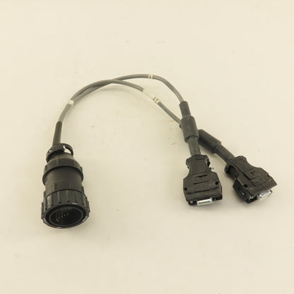 Amp 206437-1 57 Pin Male Circular Connector Size 23 2 Way Female Serial Splitter