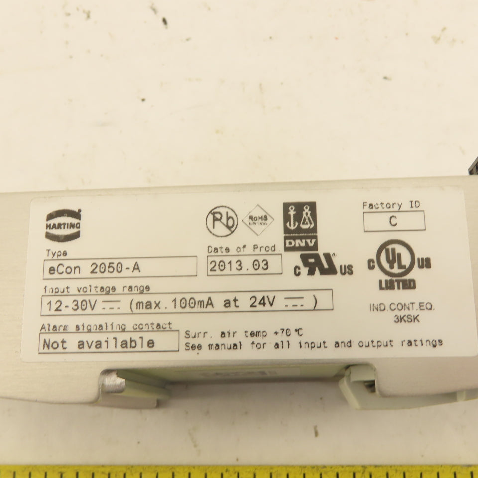 Harting 20761053000 eCon 2050-A 5 Port Ethernet Switch 24VDC