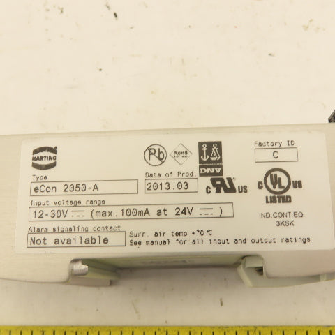 Harting 20761053000 eCon 2050-A 5 Port Ethernet Switch 24VDC