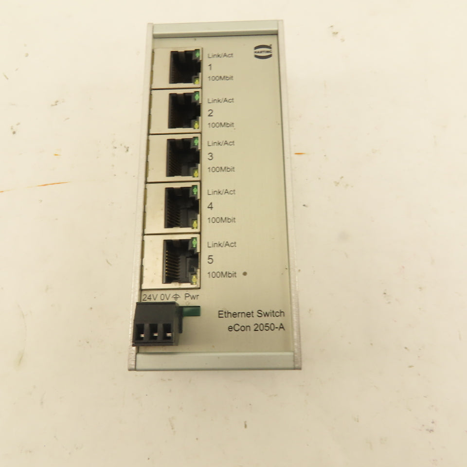 Harting 20761053000 eCon 2050-A 5 Port Ethernet Switch 24VDC