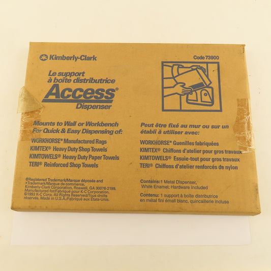 Kimberly Clark 73900 Access Metal Dispenser Wall Or Workbench Mount Lot Of 5