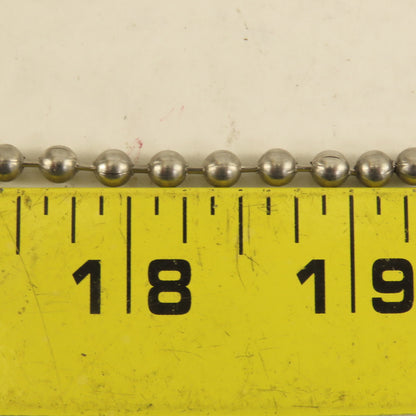 3/16"x 400' Size 10 Unfinished Aluminum Ball Chain