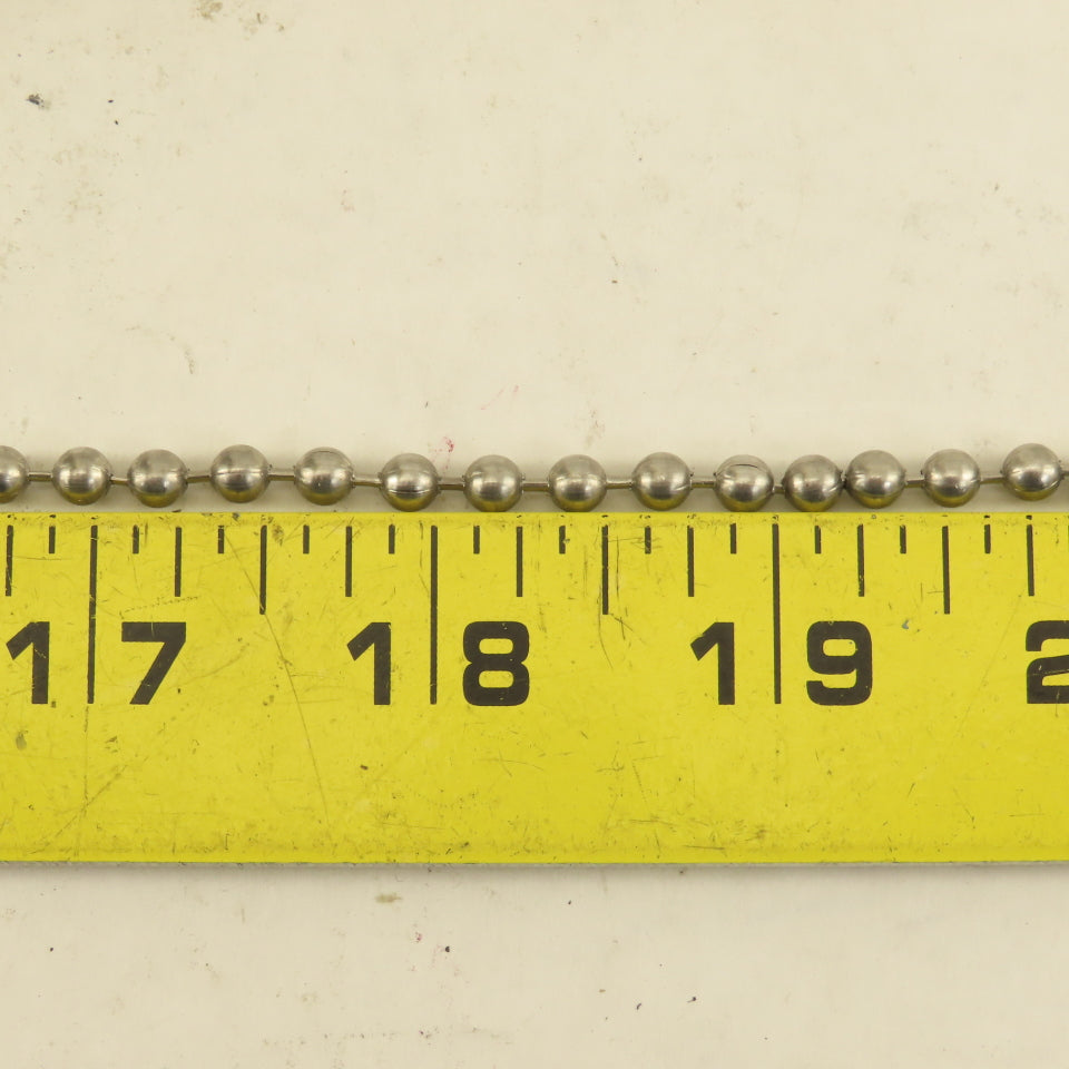 3/16"x 400' Size 10 Unfinished Aluminum Ball Chain