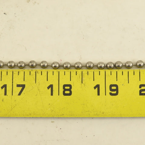 3/16"x 400' Size 10 Unfinished Aluminum Ball Chain